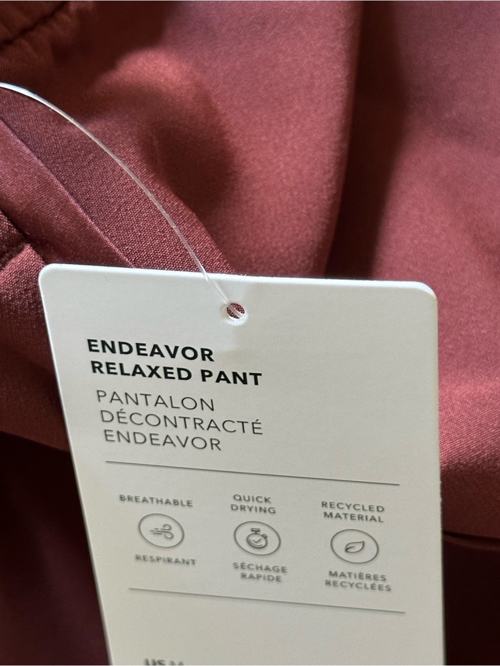 Athleta Endeavor Wide-Leg Pull-On Pants in brick red - Picture 5 of 6